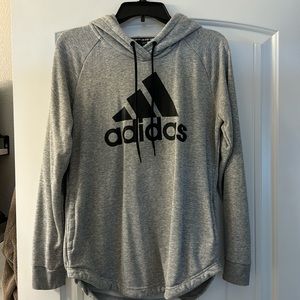 Adidas Grey Hoodie Sweatshirt